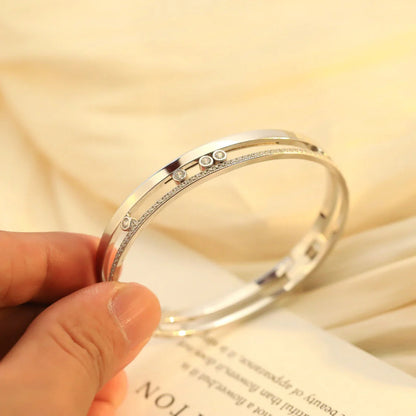 [⭐Mirelle]Move Romane Diamond Bangle Bracelet