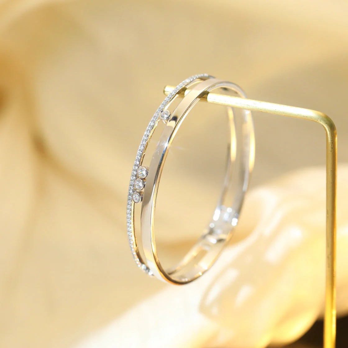 [⭐Mirelle]Move Romane Diamond Bangle Bracelet