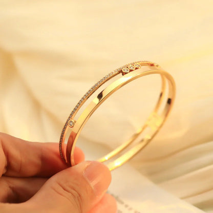 [⭐Mirelle]Move Romane Diamond Bangle Bracelet