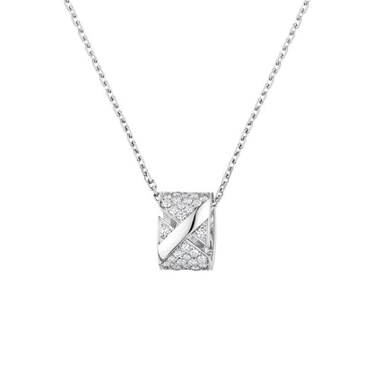 [⭐Mirelle]LIENS EVIDENCE DIAMOND PAVED NECKLACE