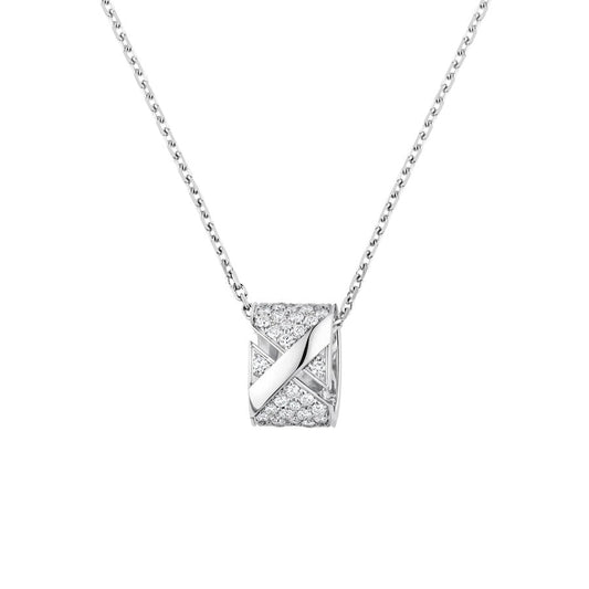 [⭐Mirelle]LIENS EVIDENCE DIAMOND PAVED NECKLACE