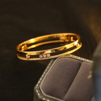 [⭐Mirelle]Move Romane Diamond Bangle Bracelet
