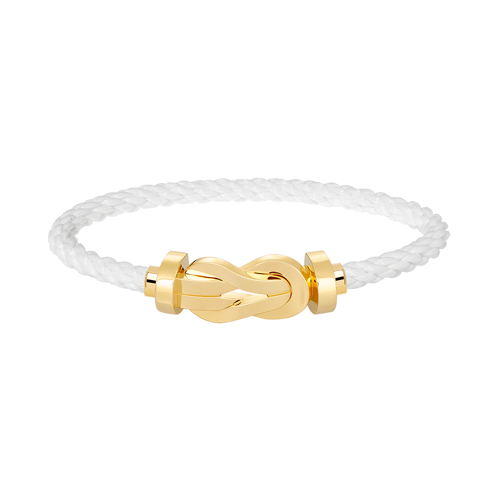 [⭐Mirelle]CHANCE LARGE 8 FIGURE BUCKLE NO DIAMOND BRACELET GOLD