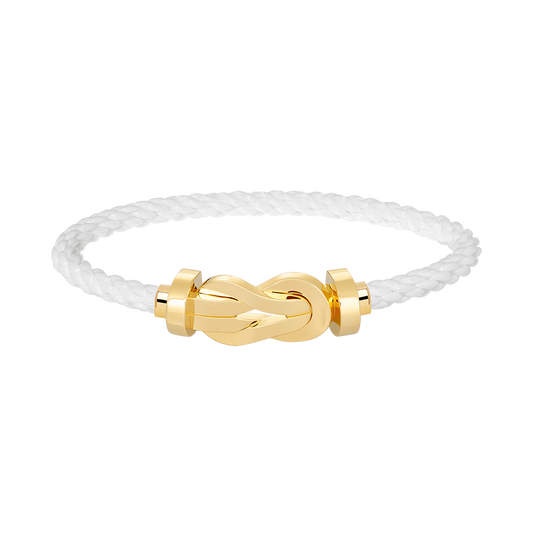 [⭐Mirelle]CHANCE LARGE 8 FIGURE BUCKLE NO DIAMOND BRACELET GOLD