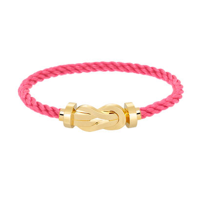 [⭐Mirelle]CHANCE LARGE 8 FIGURE BUCKLE NO DIAMOND BRACELET GOLD