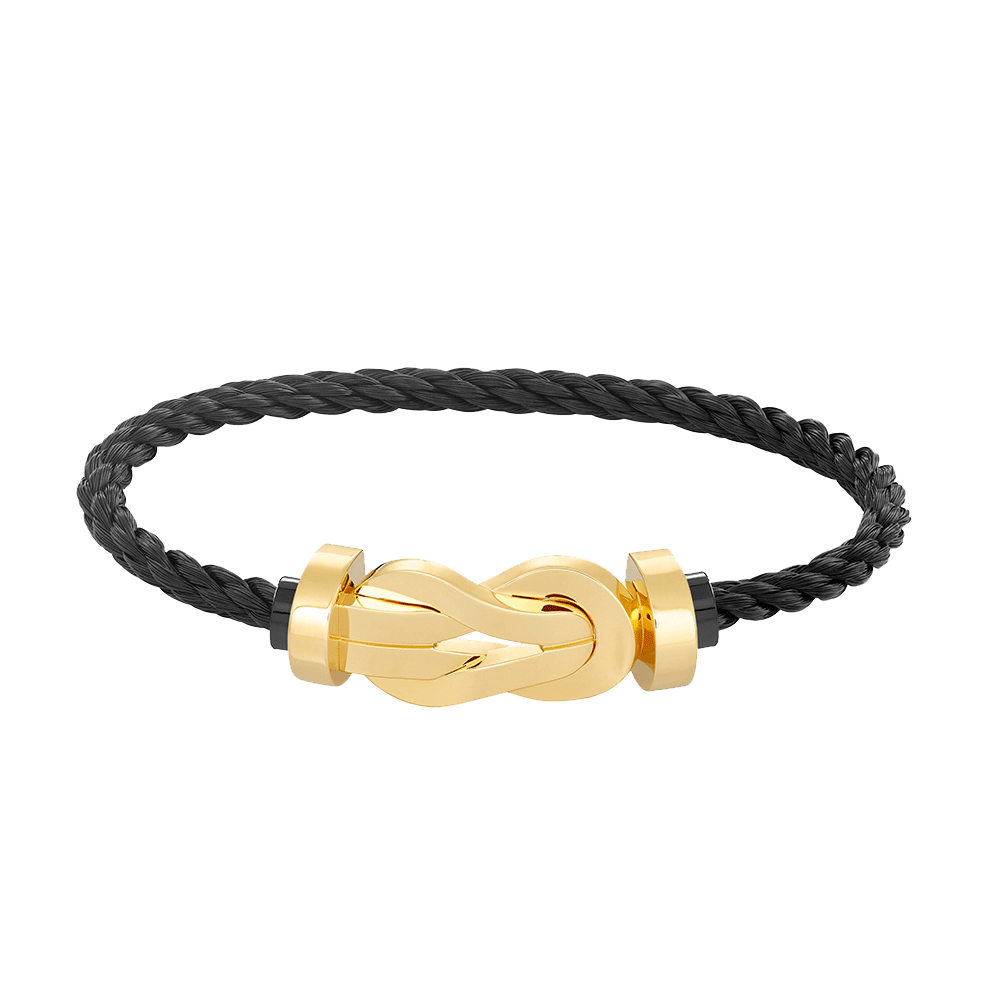 [⭐Mirelle]CHANCE LARGE 8 FIGURE BUCKLE NO DIAMOND BRACELET GOLD