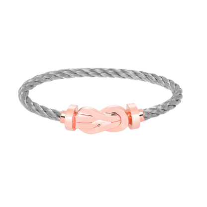 [⭐Mirelle]CHANCE LARGE 8 FIGURE BUCKLE NO DIAMOND BRACELET ROSE GOLD