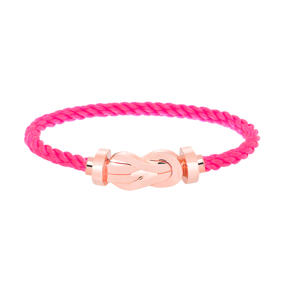 [⭐Mirelle]CHANCE LARGE 8 FIGURE BUCKLE NO DIAMOND BRACELET ROSE GOLD
