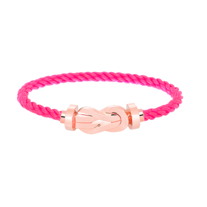[⭐Mirelle]CHANCE LARGE 8 FIGURE BUCKLE NO DIAMOND BRACELET ROSE GOLD