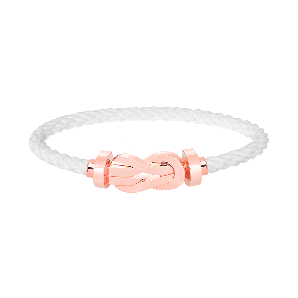 [⭐Mirelle]CHANCE LARGE 8 FIGURE BUCKLE NO DIAMOND BRACELET ROSE GOLD