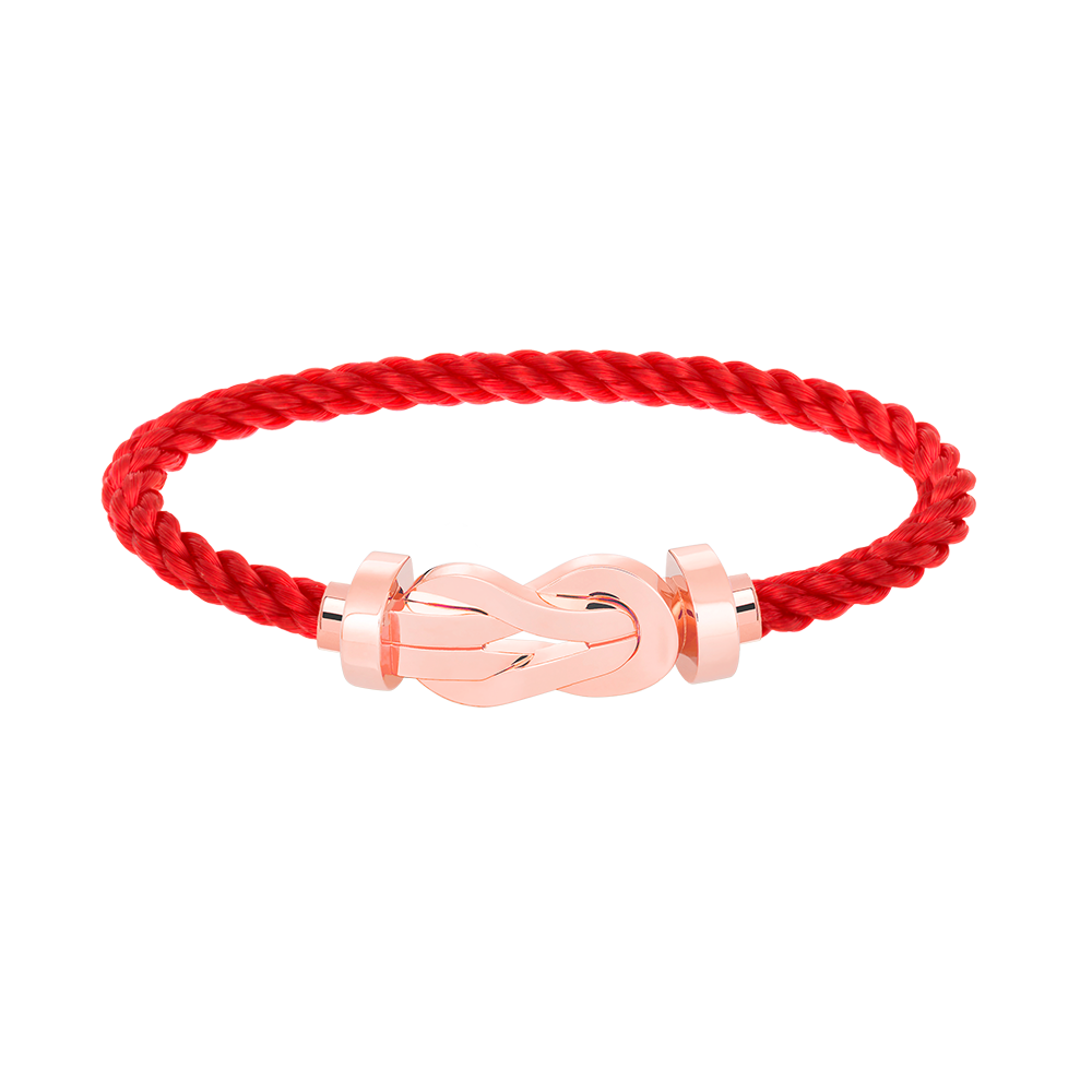 [⭐Mirelle]CHANCE LARGE 8 FIGURE BUCKLE NO DIAMOND BRACELET ROSE GOLD