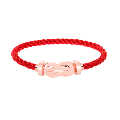 [⭐Mirelle]CHANCE LARGE 8 FIGURE BUCKLE NO DIAMOND BRACELET ROSE GOLD