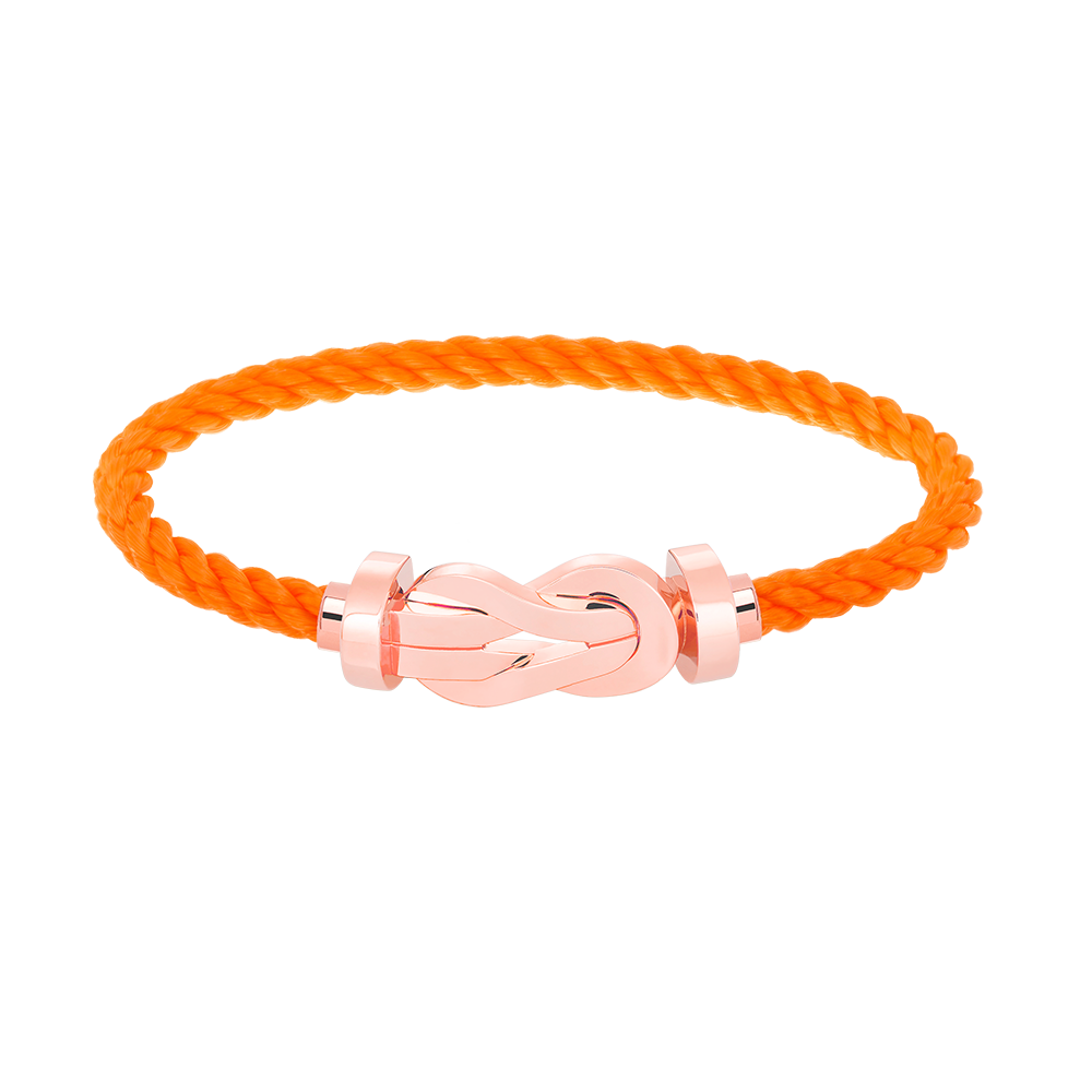 [⭐Mirelle]CHANCE LARGE 8 FIGURE BUCKLE NO DIAMOND BRACELET ROSE GOLD