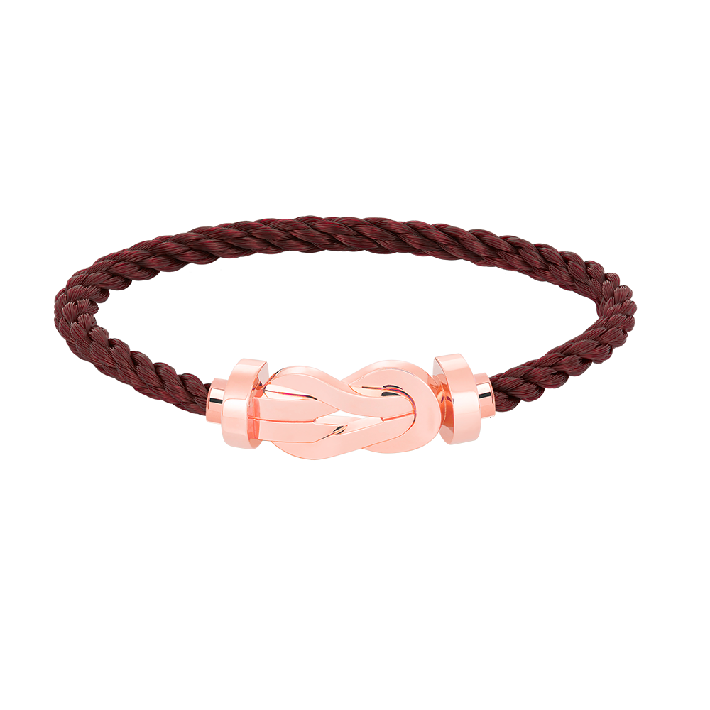 [⭐Mirelle]CHANCE LARGE 8 FIGURE BUCKLE NO DIAMOND BRACELET ROSE GOLD