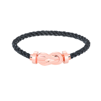 [⭐Mirelle]CHANCE LARGE 8 FIGURE BUCKLE NO DIAMOND BRACELET ROSE GOLD