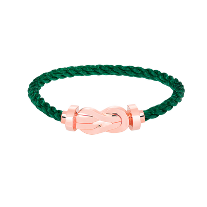 [⭐Mirelle]CHANCE LARGE 8 FIGURE BUCKLE NO DIAMOND BRACELET ROSE GOLD