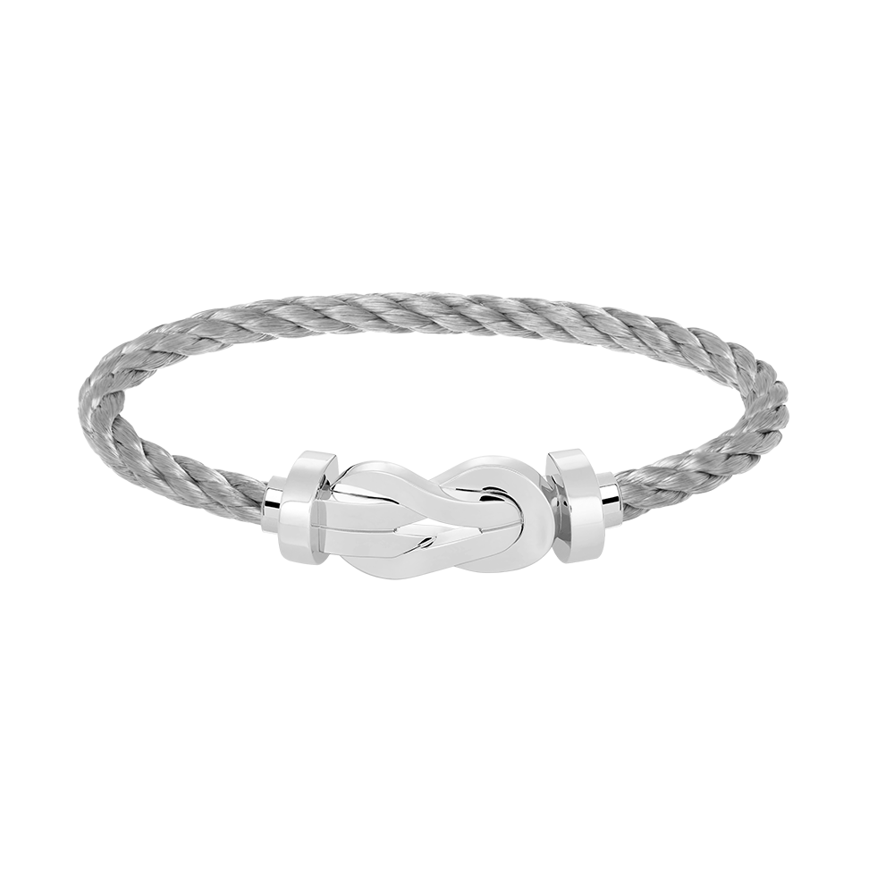 [⭐Mirelle]CHANCE LARGE 8 FIGURE BUCKLE NO DIAMOND BRACELET SILVER