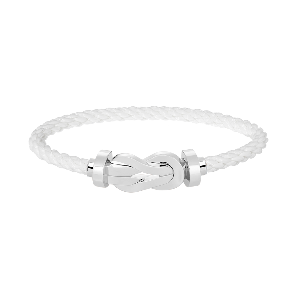 [⭐Mirelle]CHANCE LARGE 8 FIGURE BUCKLE NO DIAMOND BRACELET SILVER