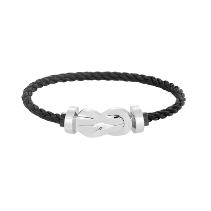 [⭐Mirelle]CHANCE LARGE 8 FIGURE BUCKLE NO DIAMOND BRACELET SILVER