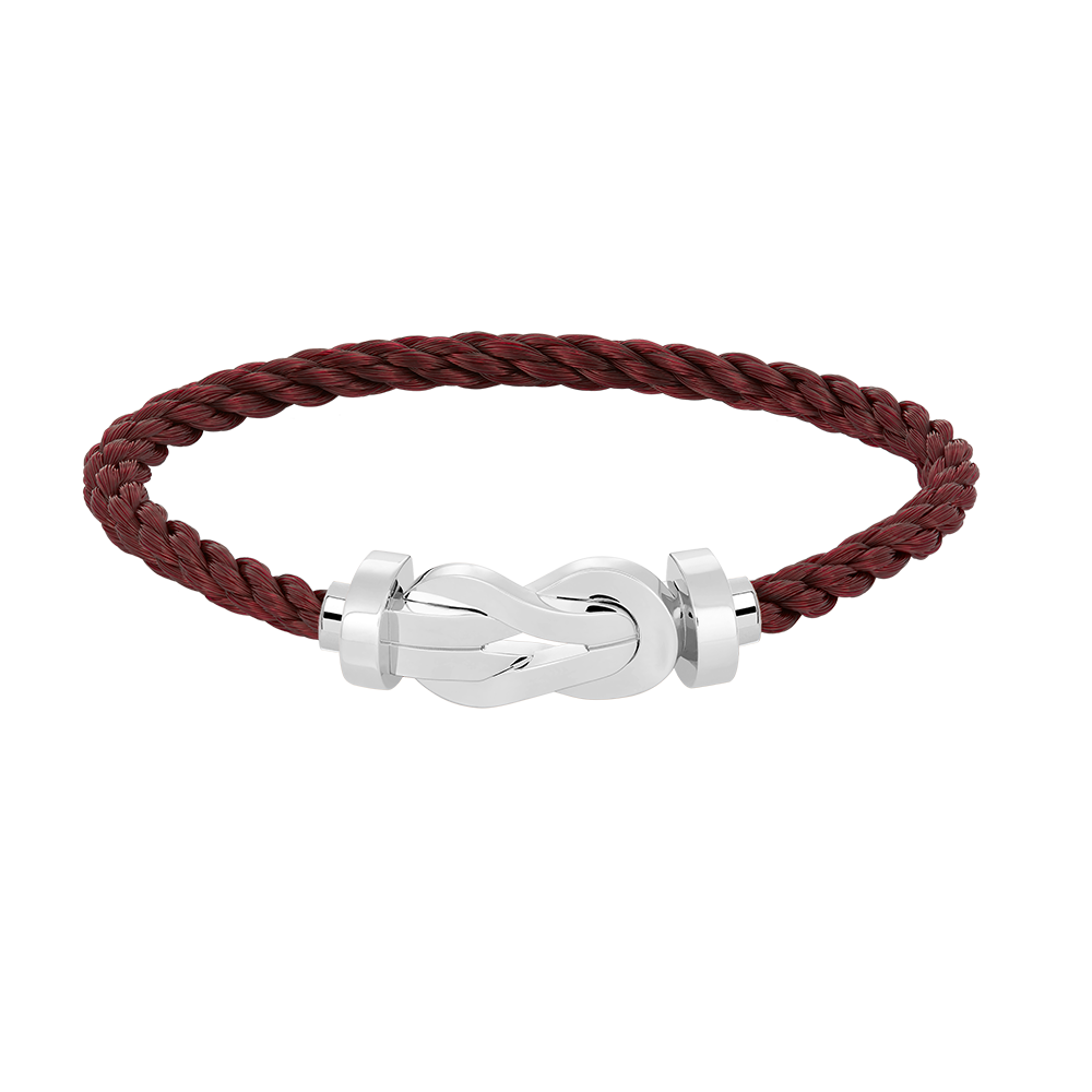 [⭐Mirelle]CHANCE LARGE 8 FIGURE BUCKLE NO DIAMOND BRACELET SILVER