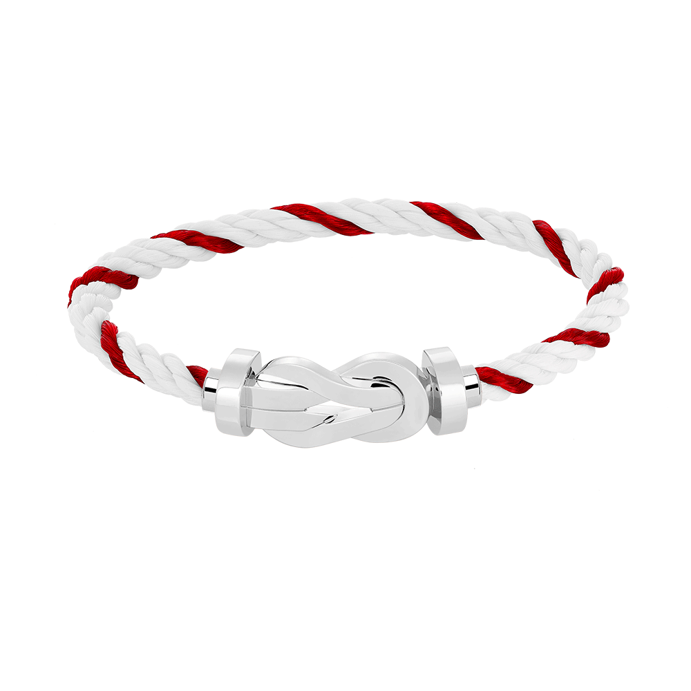 [⭐Mirelle]CHANCE LARGE 8 FIGURE BUCKLE NO DIAMOND BRACELET SILVER