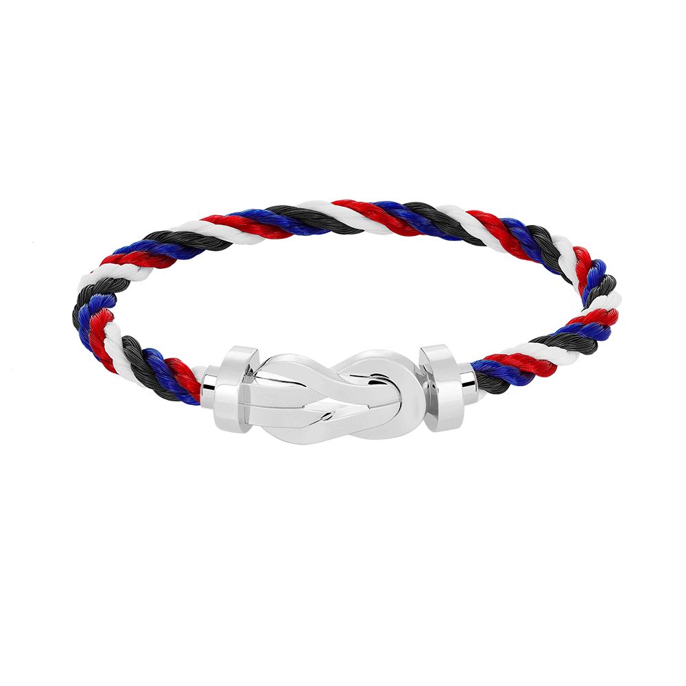 [⭐Mirelle]CHANCE LARGE 8 FIGURE BUCKLE NO DIAMOND BRACELET SILVER