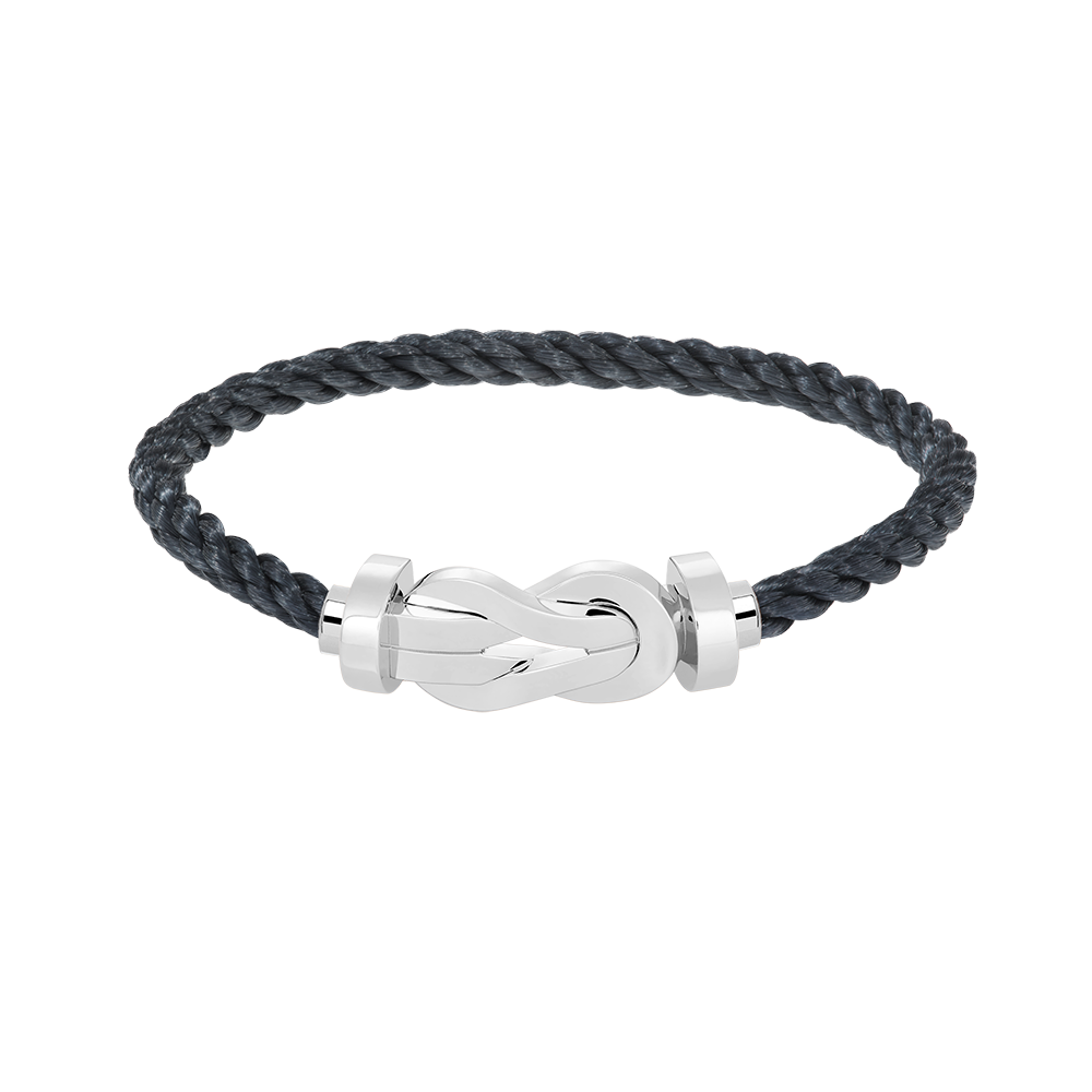 [⭐Mirelle]CHANCE LARGE 8 FIGURE BUCKLE NO DIAMOND BRACELET SILVER
