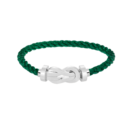 [⭐Mirelle]CHANCE LARGE 8 FIGURE BUCKLE NO DIAMOND BRACELET SILVER