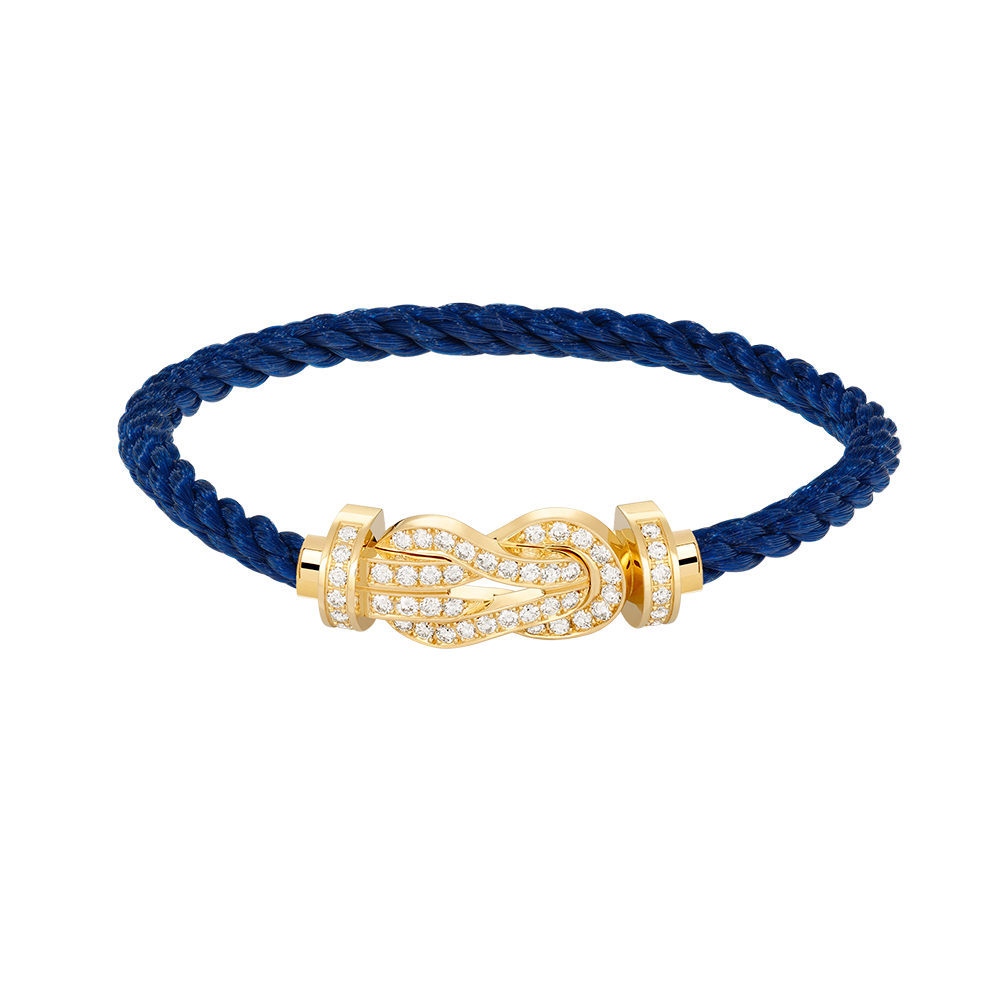 [⭐Mirelle]CHANCE LARGE 8 FIGURE BUCKLE FULLDIAMOND BRACELET GOLD