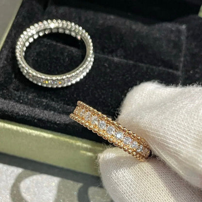 [⭐Mirelle]PERLEE DIAMOND ROSE GOLD RING