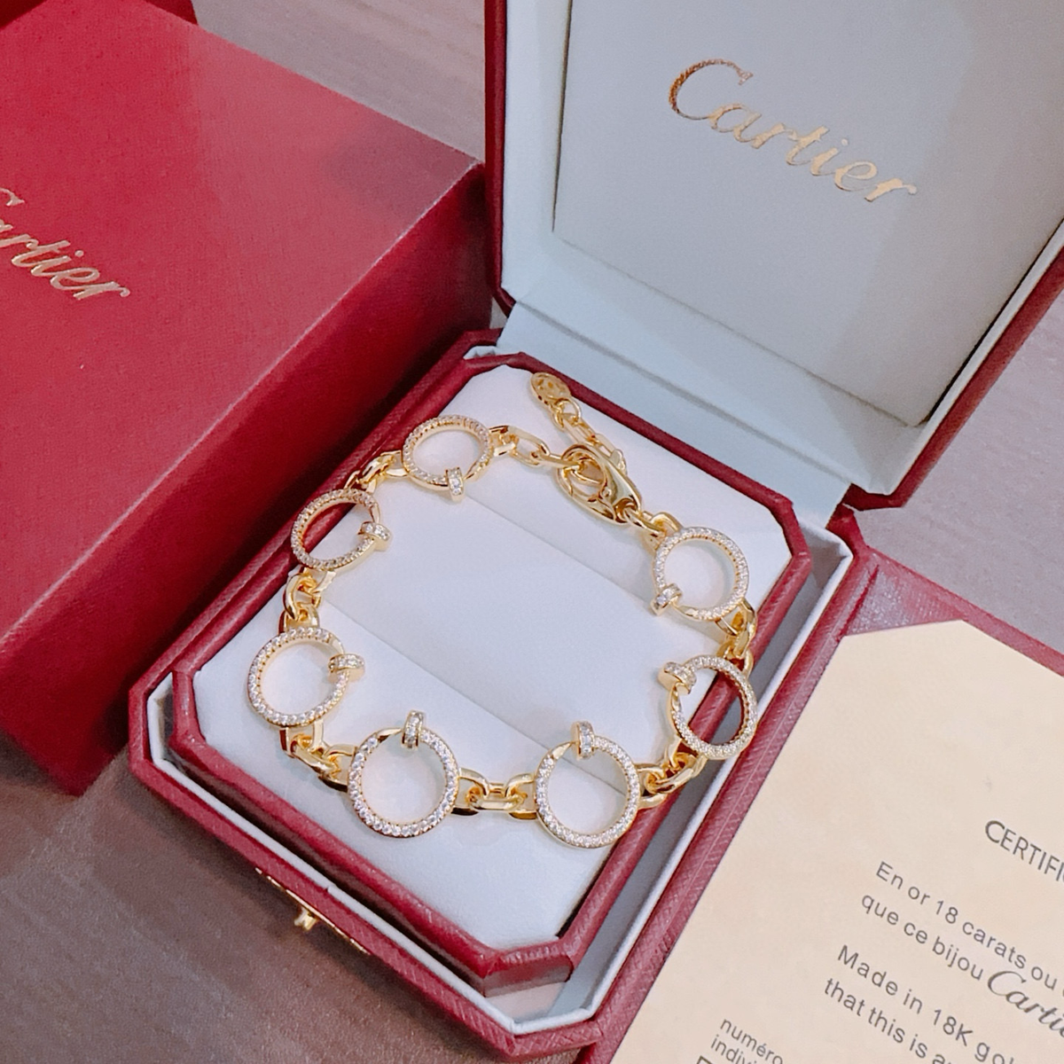 [⭐Mirelle Jewelry] LOVE&JUSTE BRACELET DIAMONDS