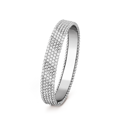 [⭐Mirelle]  FIVE-ROW DIAMOND BRACELET