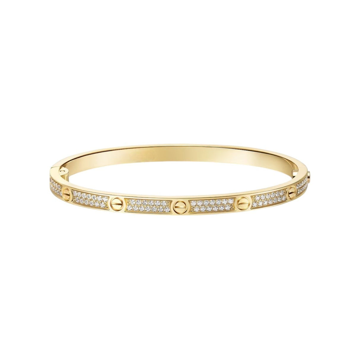 [⭐Mirelle]LOVE BRACELET 3.65MM DIAMOND-PAVED