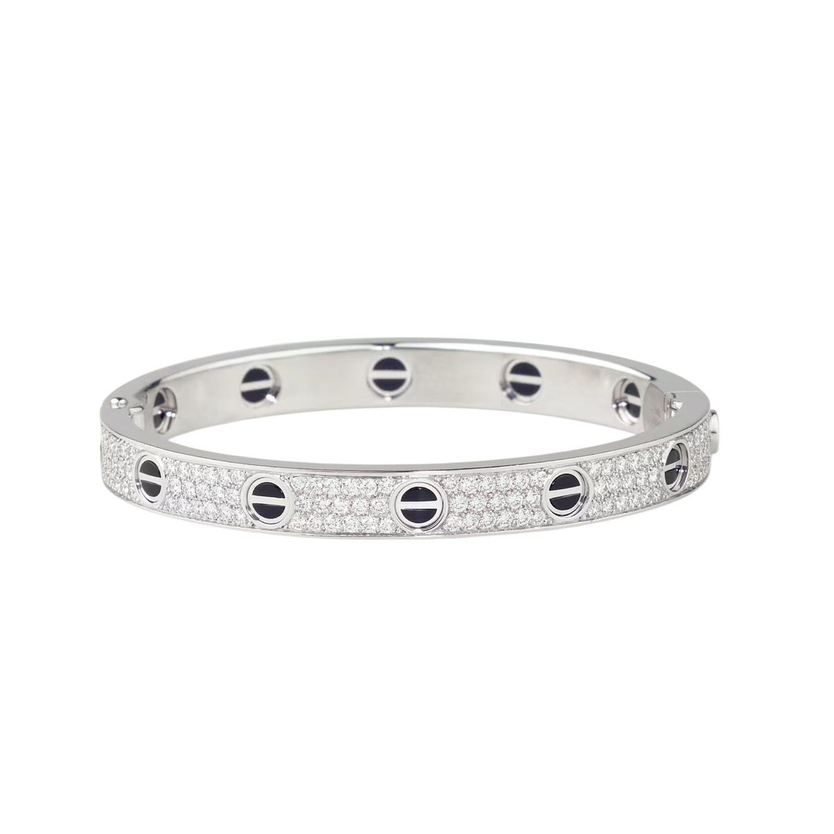 [⭐Mirelle]LOVE BRACELET 6.1MM DIAMOND-PAVED CERAMIC