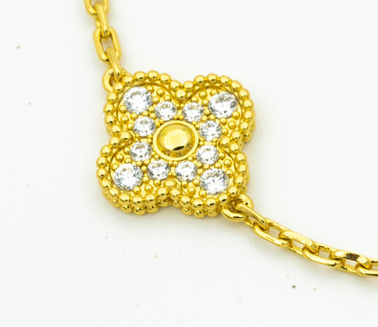 [⭐Mirelle] CLOVER 5 MOTIF LASER BRACELET COLLECTION