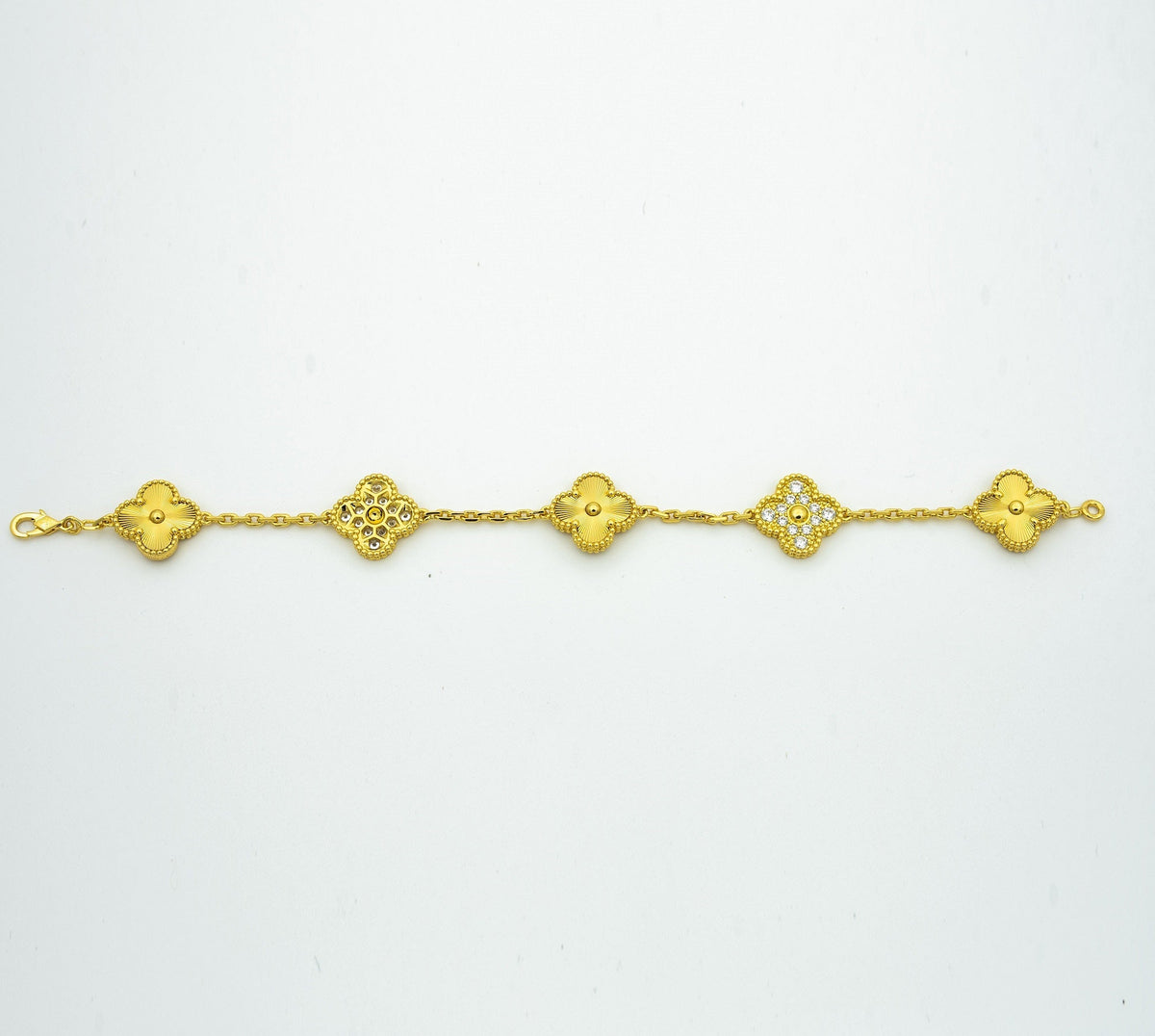 [⭐Mirelle] CLOVER 5 MOTIF LASER BRACELET COLLECTION