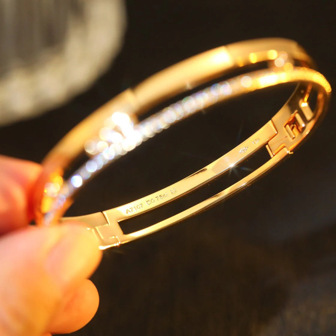 [⭐Mirelle]Move Romane Diamond Bangle Bracelet