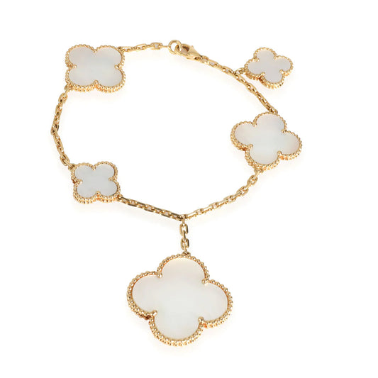 [⭐Mirelle]MAGIC CLOVER MOP GOLD BRACELET 5 MOTIFS
