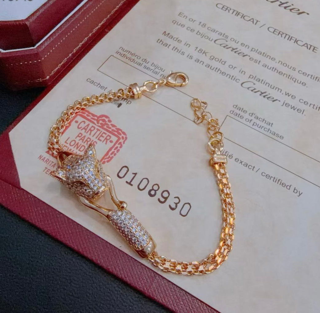 [⭐Mirelle Jewelry] PANTHERE  BRACELET DIAMONDS