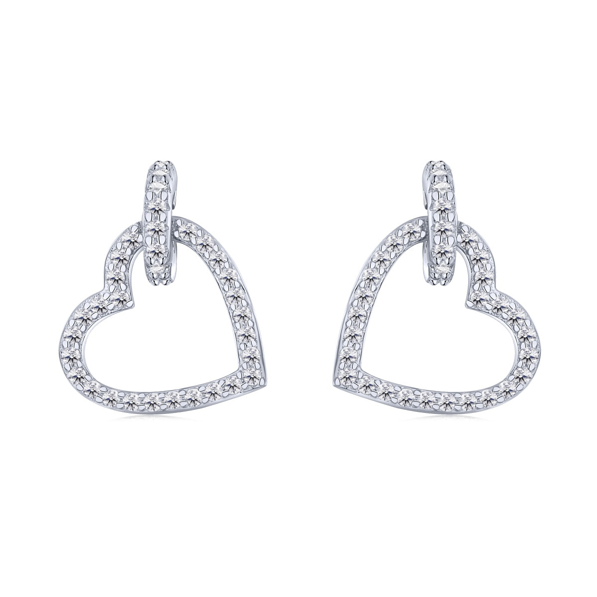 [Mirelle Jewelry]Dainty Heart Shape Earrings