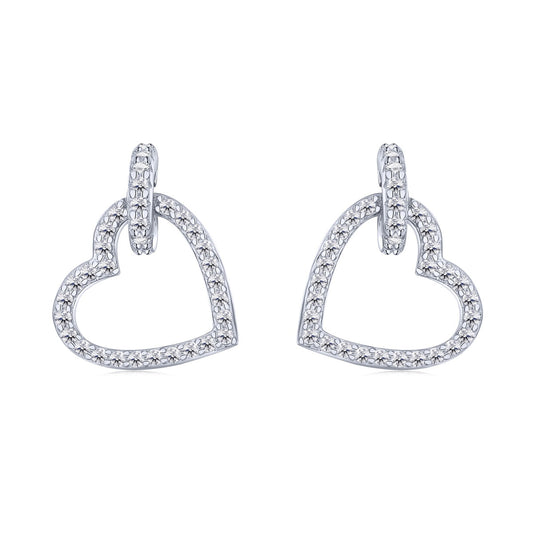 [Mirelle Jewelry]Dainty Heart Shape Earrings