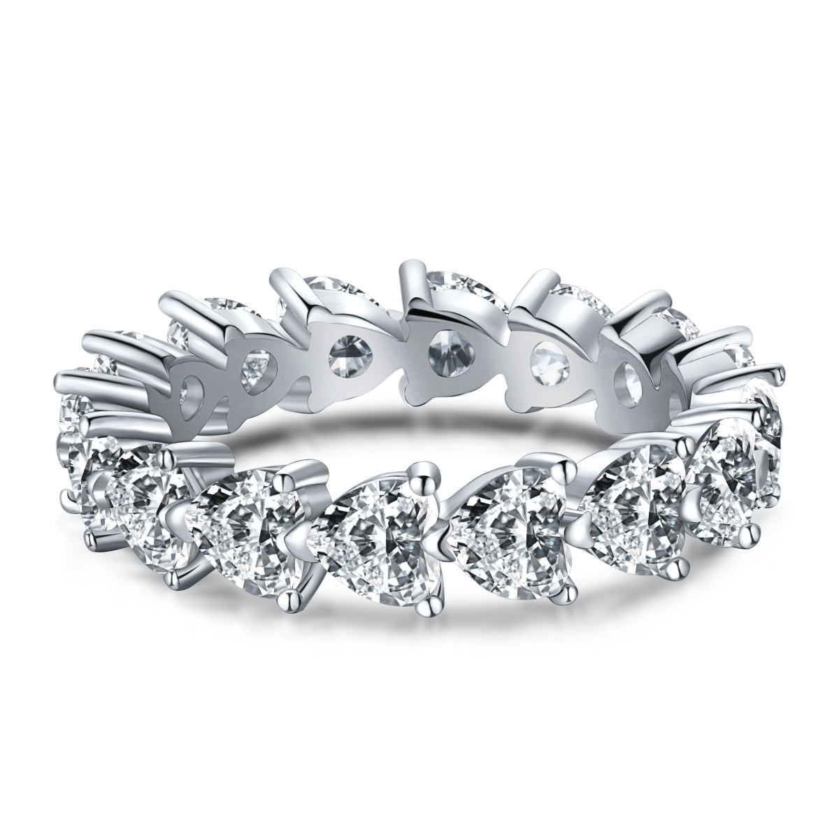 [Mirelle Jewelry]0.25 Carat Radiant Romance Heart Cut Lover Ring