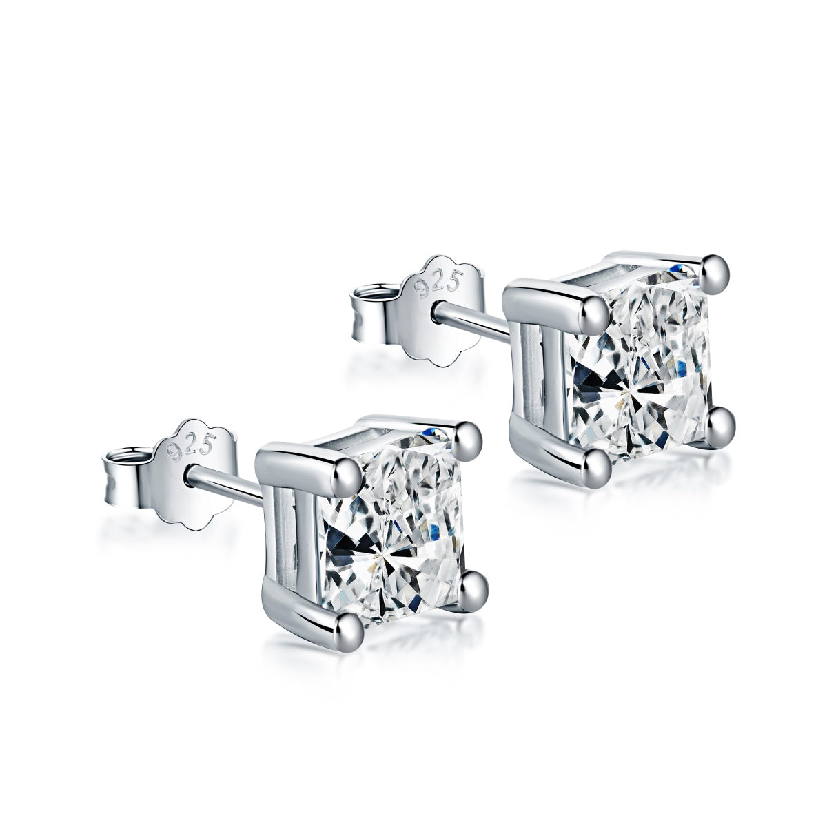 [Mirelle Jewelry]Delicate Square Shape Earrings