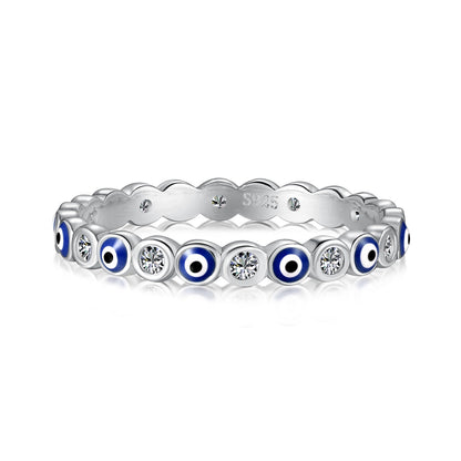 [Mirelle Jewelry]Sparkling Vibrant Round Shape Daily Ring