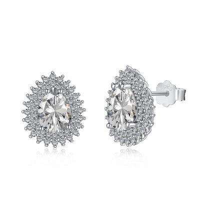 [Mirelle Jewelry]Delicate Gorgeous Pear Cut Daily Earrings