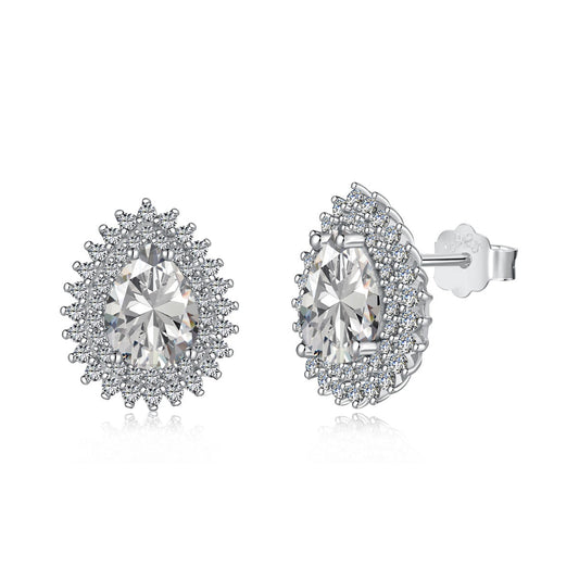 [Mirelle Jewelry]Delicate Gorgeous Pear Cut Daily Earrings