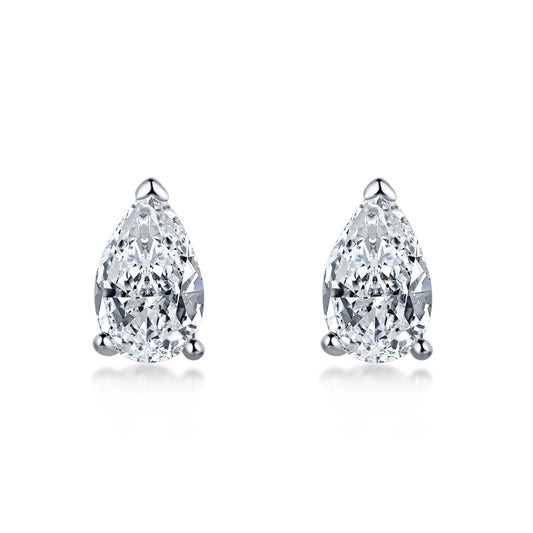 [Mirelle Jewelry]Ornate Water Drop Shape Earrings