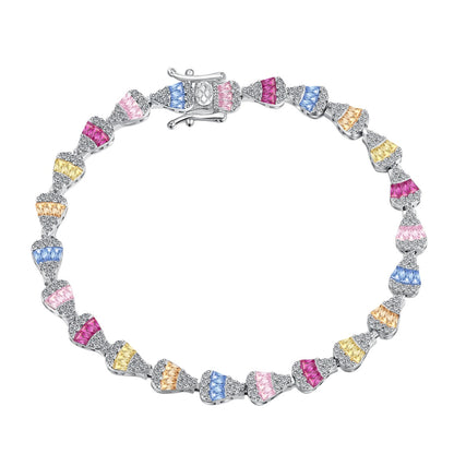 [Mirelle Jewelry]Radiant Water Drop Shape Daily Bracelet