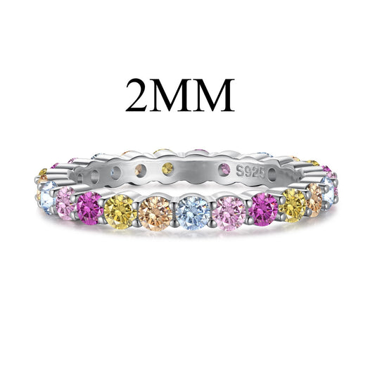 [Mirelle Jewelry]Elegant Vivid Round Cut Daily Ring