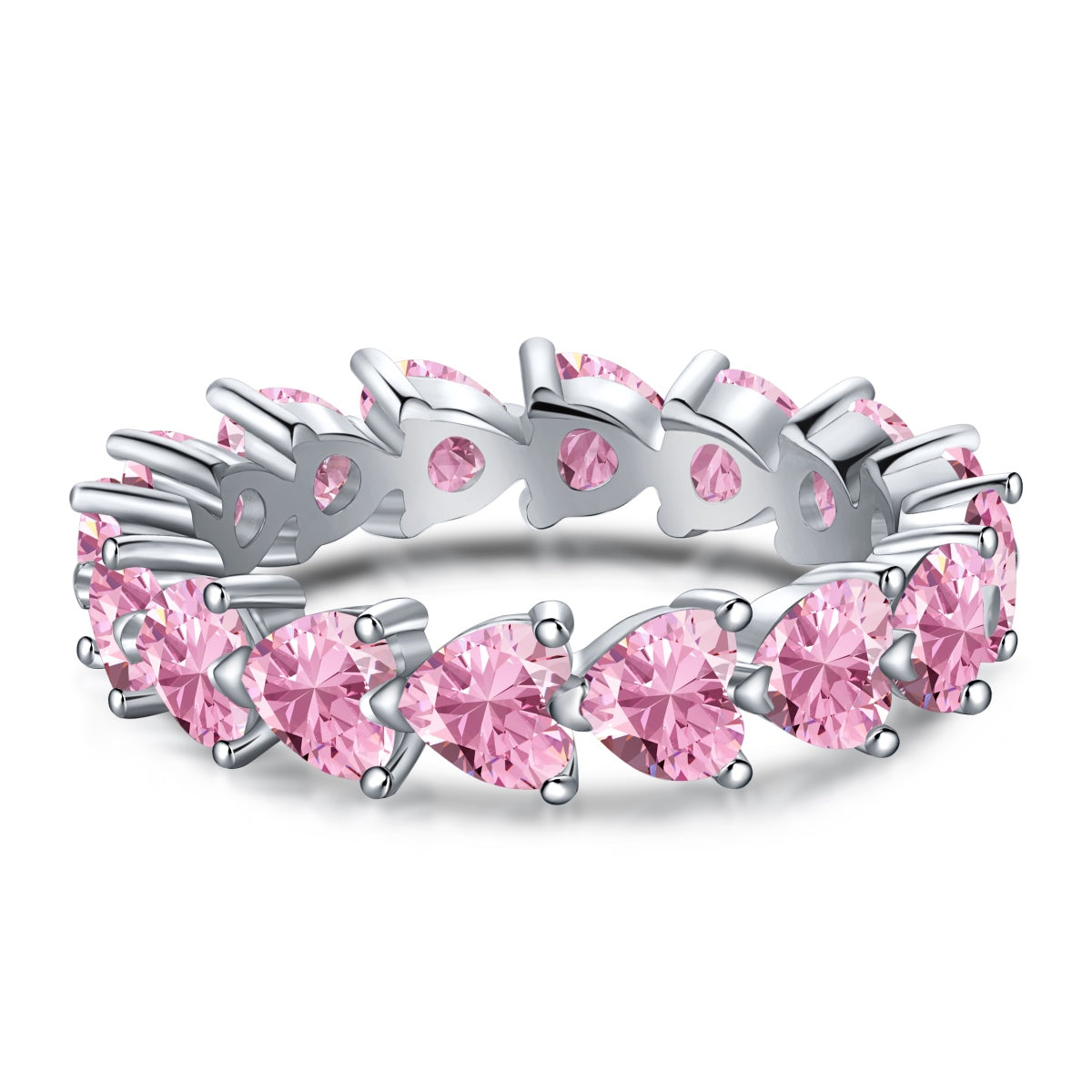 [Mirelle Jewelry]0.25 Carat Radiant Romance Heart Cut Lover Ring
